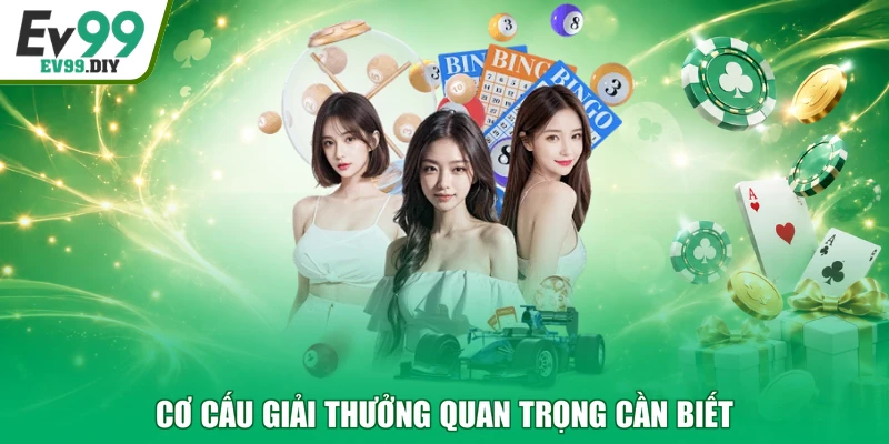 Cơ cấu giải thưởng quan trọng cần biết