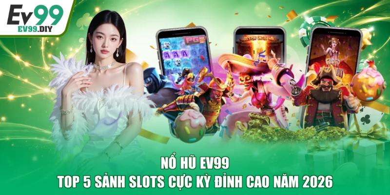 Nổ Hũ EV99 - Top 5 Sảnh Slots Cực Kỳ Đỉnh Cao Năm 2026