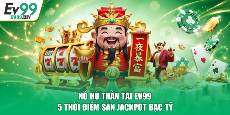 Nổ Hũ Thần Tài EV99 - 5 Thời Điểm Săn Jackpot Bạc Tỷ